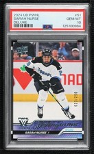 2024 PWHL 1st Edition Young Guns Deluxe /250 Sarah Nurse #51 PSA 10 GEM MT 0n1n