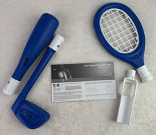 Nerf Wii Sports Pack Tennis Golf Baseball blue Very Good Fast Shipping