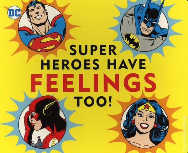 DC Super Heroes Have Feelings Too HC A Board Book #1-1ST NM 2020 Stock Image