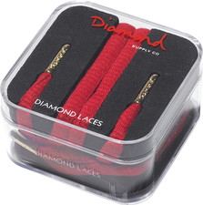 DIAMOND SUPPLY CO. SHOE LACE-RED