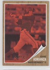 2011 Topps Heritage Minor League Edition Red Tint 20/620 Ehire Adrianza #52 z6b