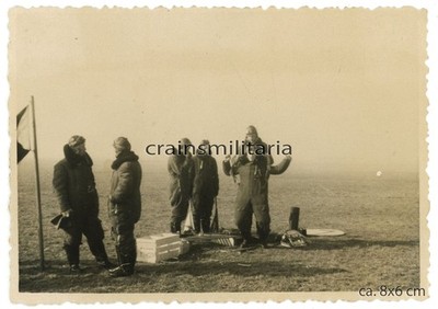 Orig. Foto Piloten an Flugplatz SCHRODA Sroda b. Posen Polen 1941