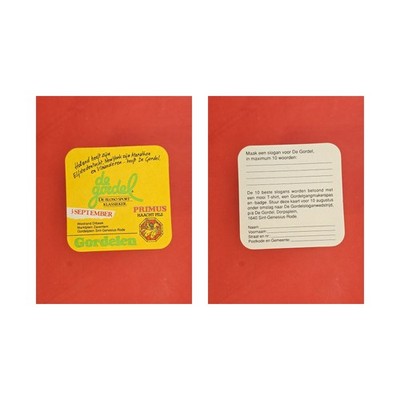 Primus Haacht de Gordel 3 September Brauerei Bierdeckel Beermat