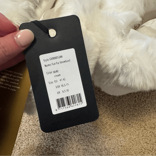 Goldbergh Fun Fell Schneestiefel Neu mit Etikett US 10,5 weiß wasserdicht Apres Ski Moon Boots - Bild 6 von 7