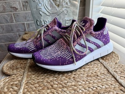 Adidas Swift Run Women's Sz 8 Glory Purple Pink Silver EF5442 EUC No Box CLEAN!