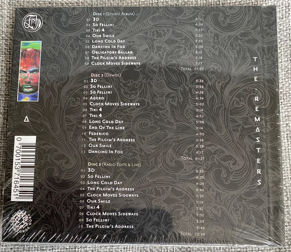 Fish – Fellini Days 3CD Deluxe Edition Marillon Yes Prog IQ Pendragon King - Bild 3 von 4