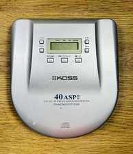 KOSS CDP1689 Personal Portable CD player 1999 Vintage Tested Working