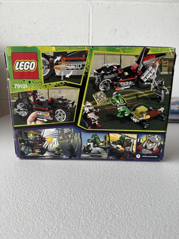 Lego Ninja Turtles Shredders Dragon Bike 79101 Novo E Selado! - Imagem 2 de 3