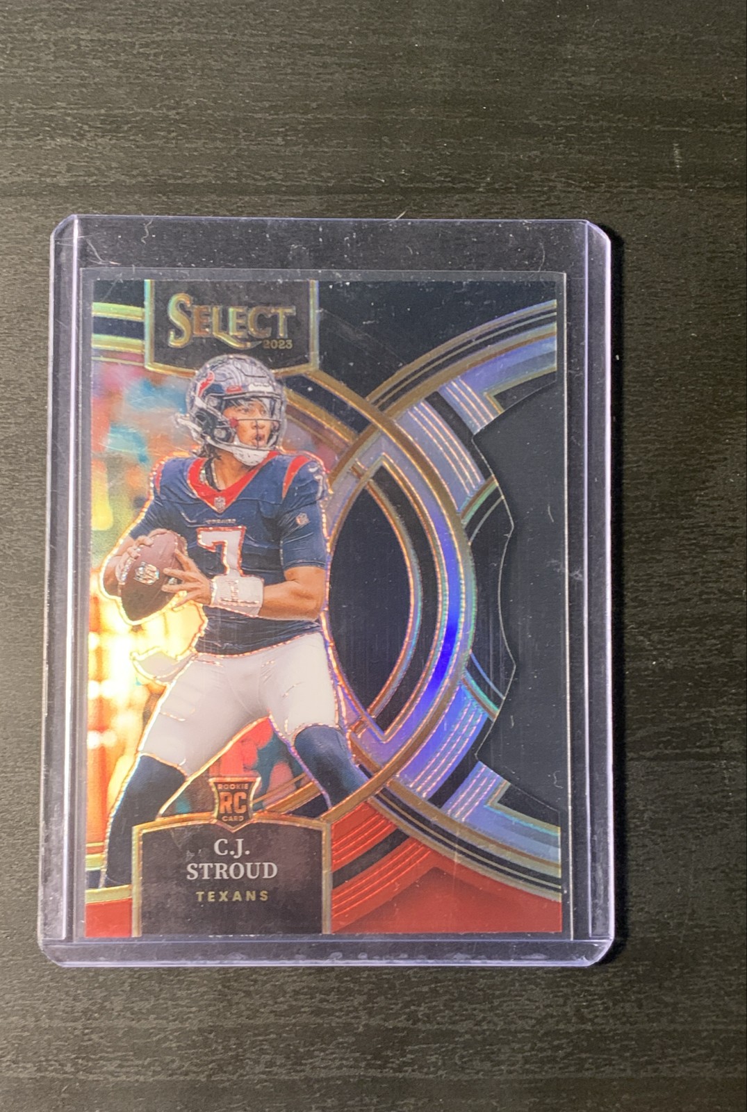 2023 Panini Select - Premier Level C.J. Stroud  Black & Red Prizm Die-Cut (RC)