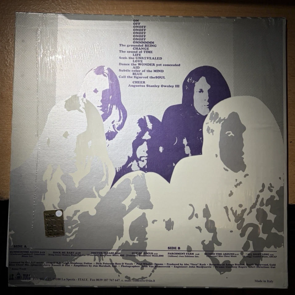 VINCEBUS ERUPTUM * BLUE CHEER * ITALIAN LP  REISSUE AKARAMA AK 011 PLAYS GREAT Foto 2 de 4