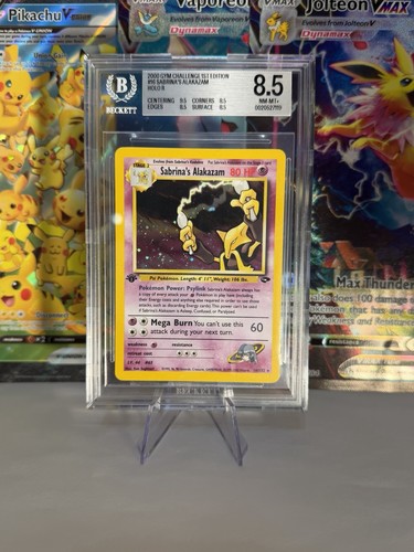 Sabrina's Alakazam (1st Edition) graded BGS 8.5 for sale on eBay