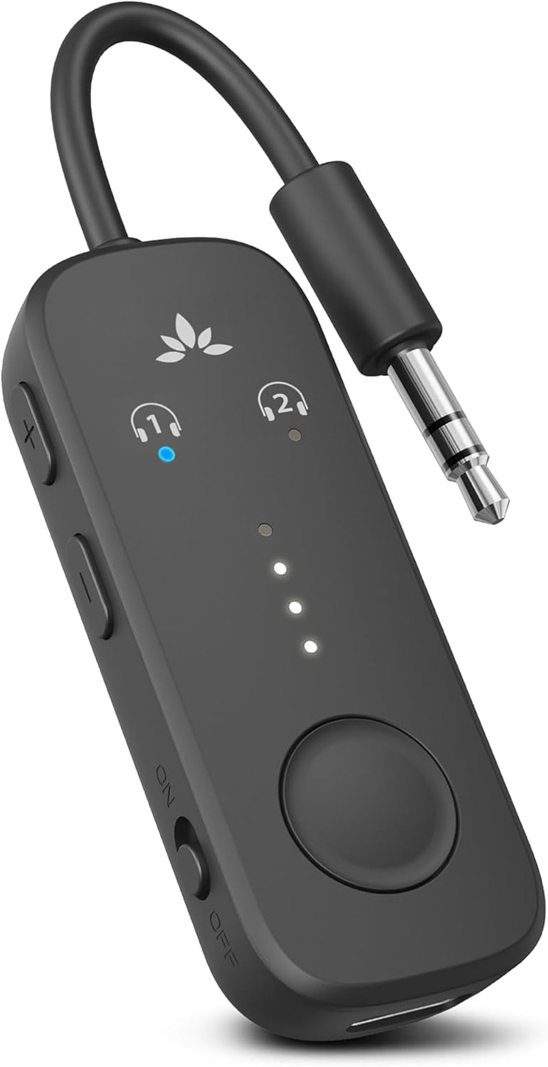 Relay – Adattatore Bluetooth 5.3 per Aereo Con Qualcomm Aptx Adaptive, Supporta 