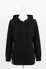 Ampersand Ave Side Slit Hoodie Blackout