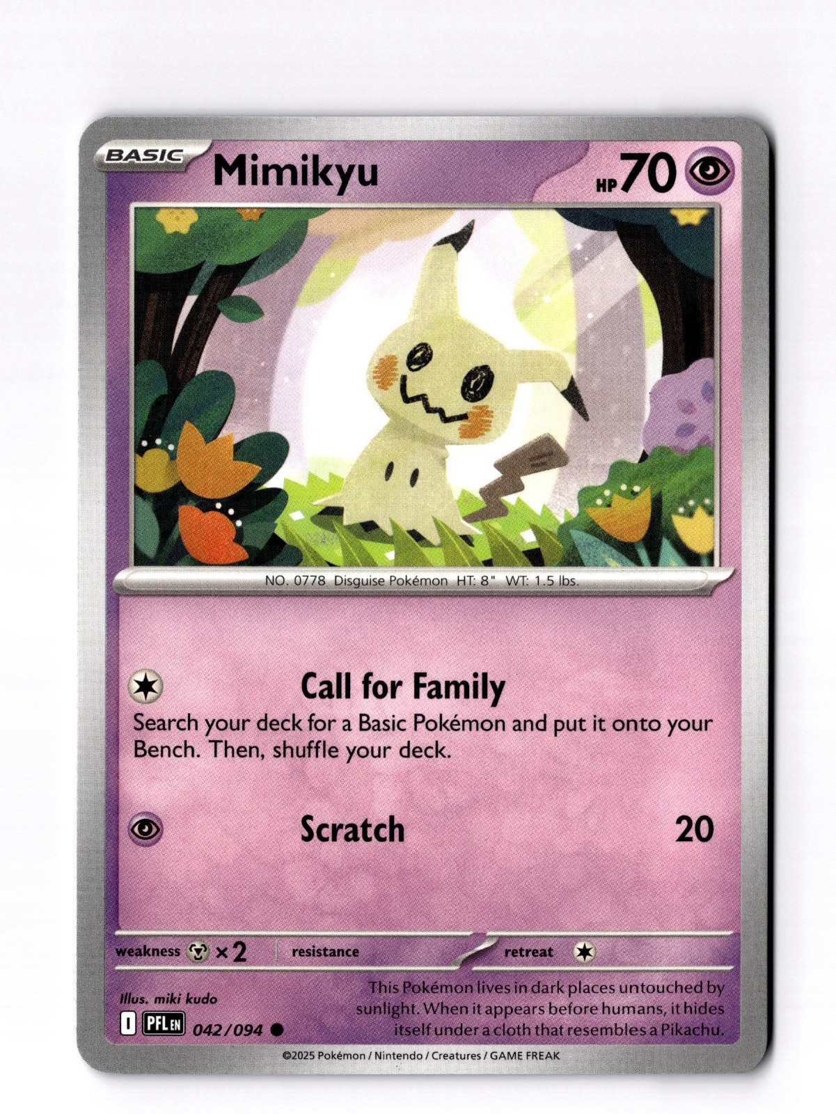 Mimikyu - ME02: Phantasmal Flames (PFL) 042/094 / Common