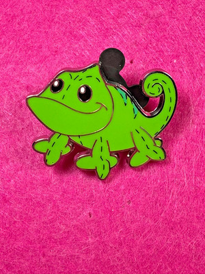 Disney Pin 2024 Pixie Plush Mystery- Tangled- Pascal the Chameleon