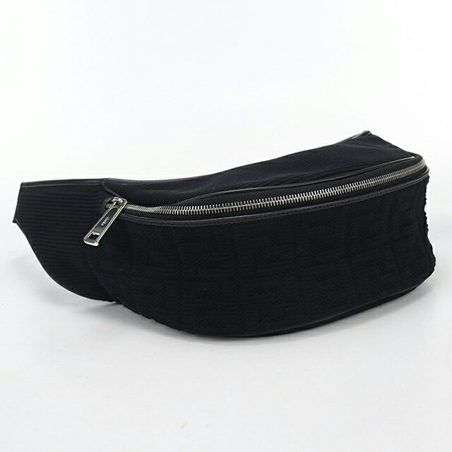 Used Fendi Body Bag Men s Brand FENDI Belt Bag 7VA548 Black image 4