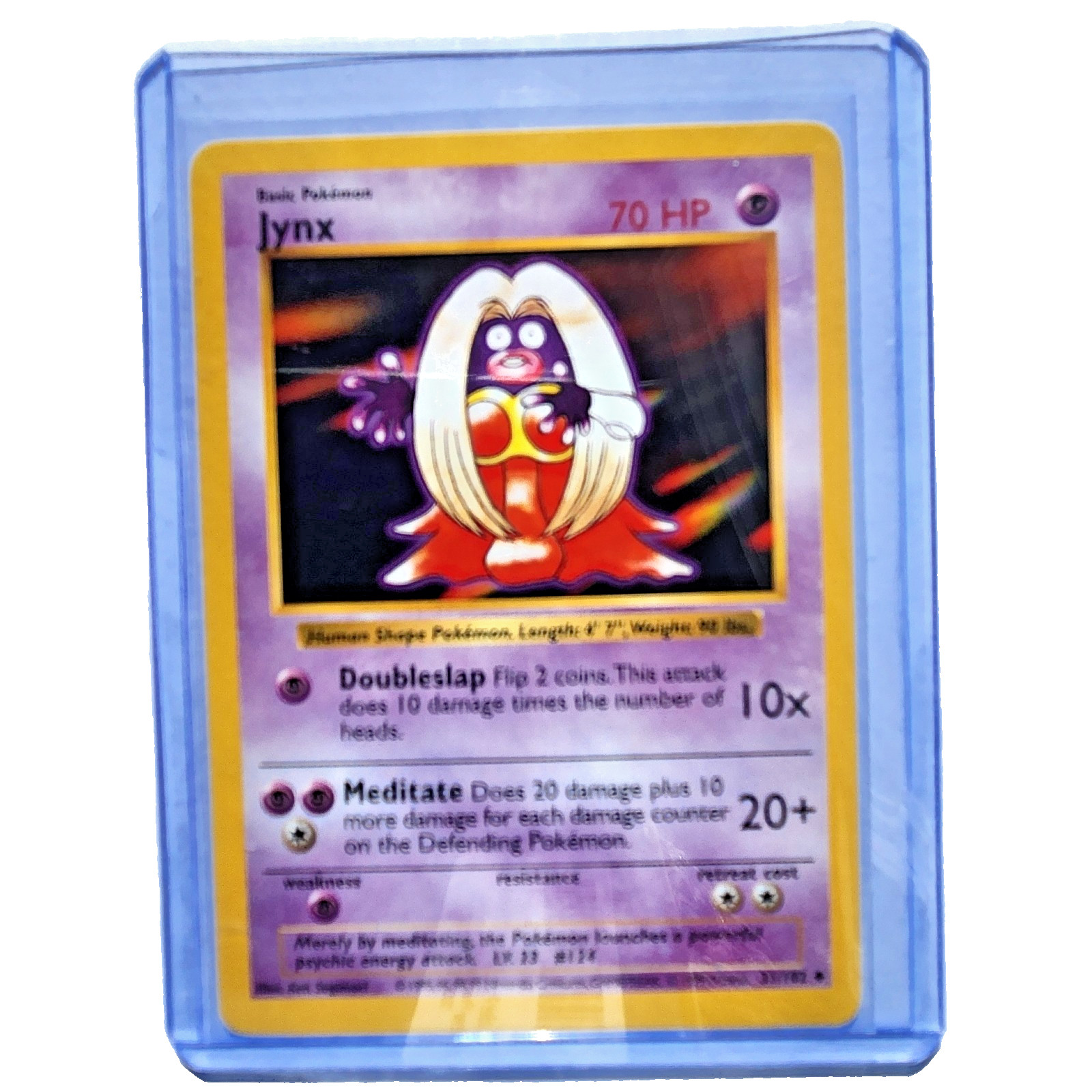 Jynx 31/102 Shadowless Pokemon TCG Base Set NM Vintage 1999 Card