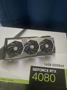 MSI NVIDIA GeForce RTX 4080 SUPRIM x 16GB GDDR6X Graphics Card