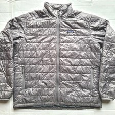 Patagonia Nano Puff Men's Sz XL Insulated Gray Primaloft Jacket Quilted Outdoors
