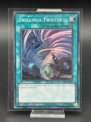 Zwillings-Twister Yu-Gi-Oh TCG Karte RA02-DE060 Deutsch Super Rare