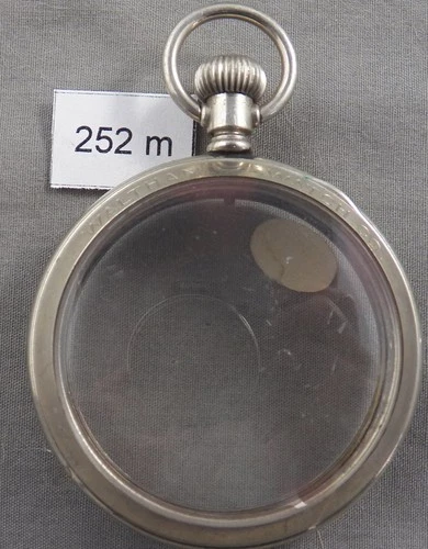 Original Antique Waltham Glass Backed Factory Display/Shipping Case, 16 Size