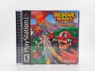 Sony Playstation 1 PS1 Rescue Heroes Molten Menace CIB Cleaned & Tested