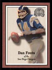 2000 Fleer Greats of the Game #13 Dan Fouts San Diego Chargers