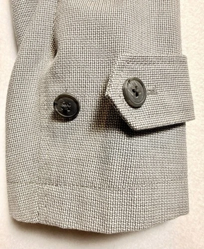 Banana Republic Men’s MAC JACKET-P Gray Lined Cotton Mac Jacket Button M image 10