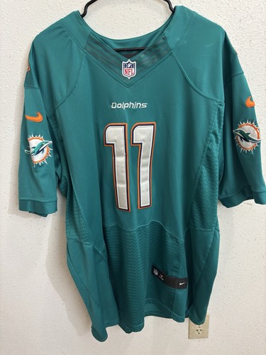 Miami DOLPHINS Mike WALLACE 11 NFL On Field SZ56 JERSEY Nike - Picture 1 of 5