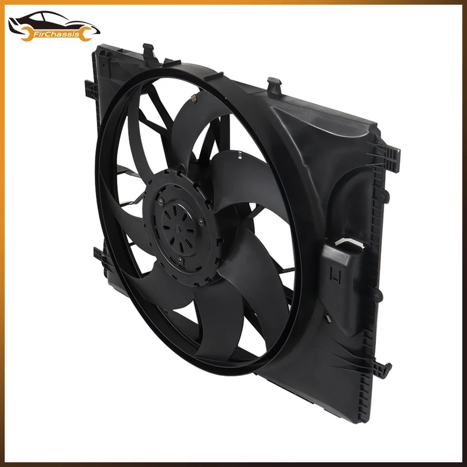 For Mercedes C350 W212 E350 GLK350 08-17 Radiator Cooling Fan 3.0 3.5 2049066802 Foto 3 de 4