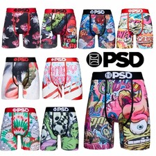 Sexy Men Underwear Staple Boxers Brief Polyester Shorts Print Underpant W/packag