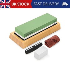 Japanese Sharpening Stones 1000 6000 Grit 2 Side Kitchen Knife Wet Sharpener