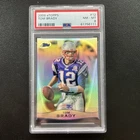 2009 eTopps Tom Brady #12 PSA 8 POP 24 New England Patriots /749