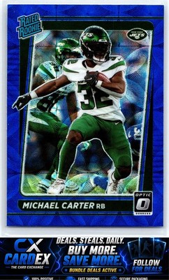 2021 Donruss Optic #235 Michael Carter Blue Scope