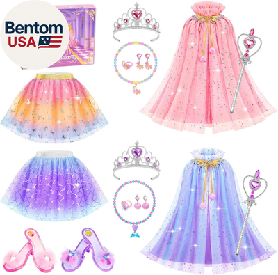 #ad Princess Dress up Toys Jewelry Boutique Girls Dress up Shoes Role Play Gifts P $44.28