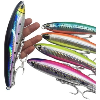 170mm/65g Bass Pike Tackle slow Floating Large Pencil Long Throw Fishing Lure