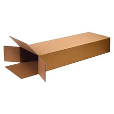 Electric Guitar Cardboard Box Side Loading Corrugated 18" L X 6"W X 45"H 5-Pack