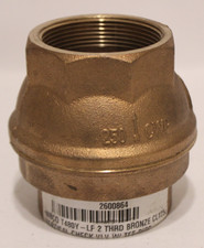 Nibco T480Y-LF-2 - 2" FNPT In-Line, Vertical, Spring Lead-Free Check Valve