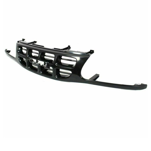 For 00-02 Rodeo & 2002 Rodeo Sport Front Grille Assembly (w/o Ironman Pkg) Black - Picture 2 of 4