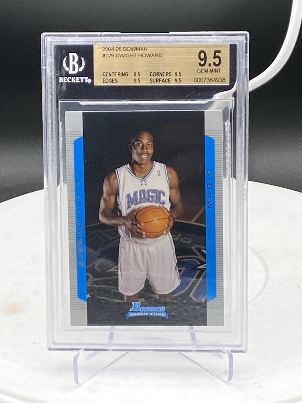 BGS 9.5 2004-05 Bowman #129 Dwight Howard Orlando Magic