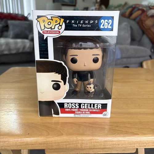 Funko Pop! Television Ross Geller Vinyl Figurine #262 Marcel Monkey Friends