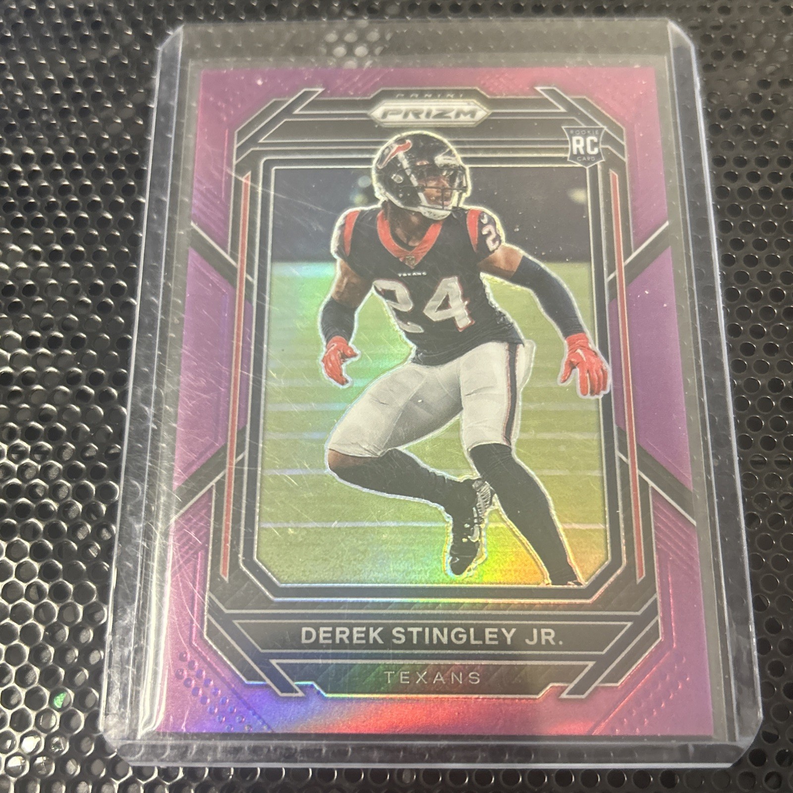 2022 Panini Prizm - Purple #369 Derek Stingley Jr. Houston Texans RC /125