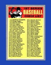 1970 Topps Set-Break #  9 Checklist 1 EX-EXMINT *GMCARDS*