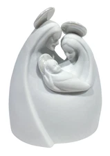 Vintage ROMAN Inc Holy Family NATIVITY figurine 1998 w/Box Porcelain Christmas