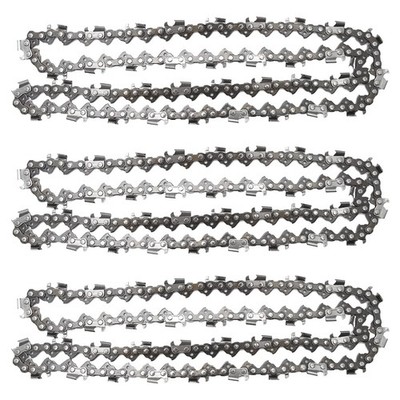 3 Pack 20'' Chainsaw Chain 325'' Pitch 058 Gauge 76DL Replacement for Blue Max ...