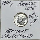 1964 P Roosevelt Dime - BU ! Great Luster - .99 Cents Shipping!