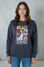 Taylor Swift Women's Size Large The Eras Tour Graphic Crewneck Sweatshirt