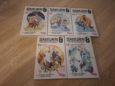 Samurai 8 | Action-Manga | Bände 1-5 im Komplettpaket | Carlsen | Neuwertig