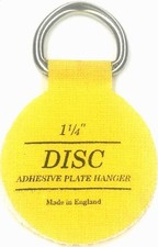 Scheibe 14222 Plattenaufhänger 1 1/4 (30 mm), gelb