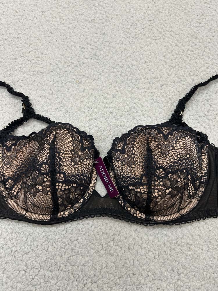 Adore Me Bra 36C Demi Padded Push up NWT